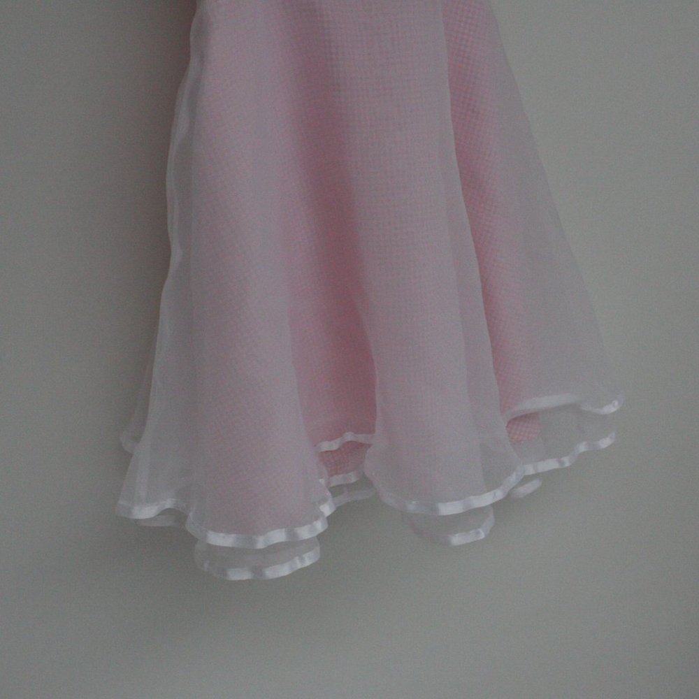 Bonnie Jean Pink Flower Dress Girls 5 - Picture 6 of 17